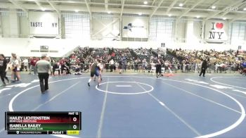 144-154 lbs Round 2 - Hailey Lichtenstein, Bear Cave Wrestling vs Isabella Bailey, Gowanda Wrestling Club