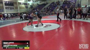 189 lbs Quarterfinal - Ebony Cortez, Shadow Hills vs Darlene Gallegos, Montclair