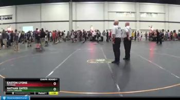 119 lbs Champ. Round 1 - Easton Lyons, Michigan vs Nathan Gates, South Carolina