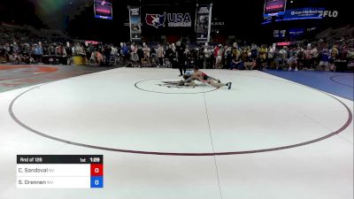 106 lbs Rnd Of 128 - Cooper Sandoval, NV vs Seth Drennen, WV