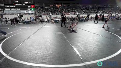 58 lbs Consi Of 16 #2 - Crew Smith, Hinton Takedown Club vs Gauge Littlefield, Coweta Tiger Wrestling