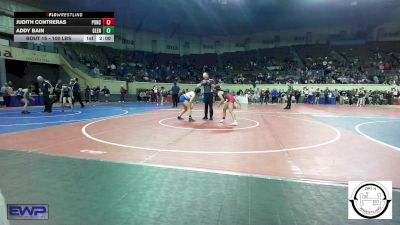 100 lbs Round Of 16 - Judith Contreras, Ponca City LadyCat Wrestling vs Addy Bain, Glenpool JH