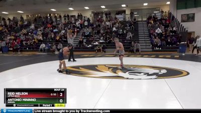 125 lbs Quarterfinal - Antonio Mininno, Drexel vs Reid Nelson, Little Rock