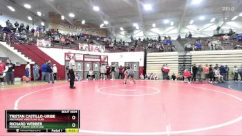 190 lbs Champ. Round 1 - Tristan Castillo-Uribe, Southport Wrestling Club vs Richard Webber, Midwest Xtreme Wrestling