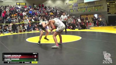 116 lbs Cons. Round 2 - Marek Risinger, Dark Horse vs Ramiro Gonzales, Cardinal Wrestling Club