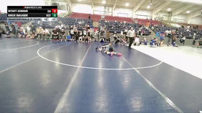 75 lbs Quarterfinals (8 Team) - Wyatt Jordan, Ravage vs Knox Mauger, Westlake