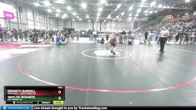 108 lbs Semifinal - Kenneth Barkell, Team Bucs - North Bend WC vs Waylon Rodarte, Mat Demon WC