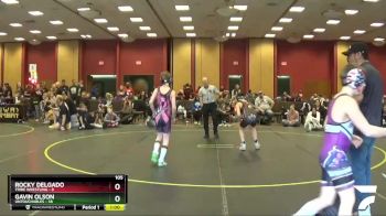 105 lbs Round 2 (6 Team) - Gavin Olson, Untouchables vs Rocky Delgado, Tribe Wrestling