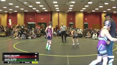 105 lbs Round 2 (6 Team) - Gavin Olson, Untouchables vs Rocky Delgado, Tribe Wrestling