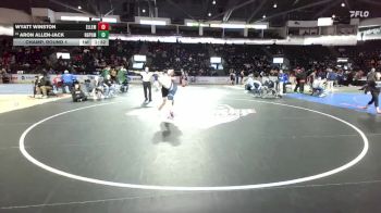 150 lbs Champ. Round 1 - Aron Allen-Jack, Rogers (Puyallup) vs Wyatt Winston, Ellensburg