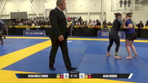 Ailish Noonan vs Olivia Noelle Jensen 2025 World IBJJF Jiu-Jitsu No-Gi Championship