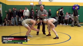 132 lbs Champ. Round 1 - Talan Hubbard, Spire Academy vs Drew Aigler, COLUMBIAN