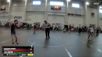 68 lbs Round 2 (6 Team) - Levi Sisler, Lake/Armory Red vs Colton Barry, Hammers