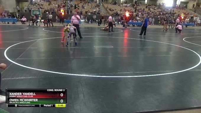 65 lbs Cons. Round 2 - Xander Yandell, Rabbit Wrestling Club vs Owen ...