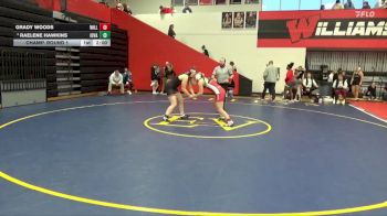 170 lbs Champ. Round 1 - Grady Woods, Williamsburg vs Raelene Hawkins, Iowa Valley, Marengo