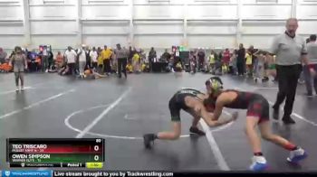 80 lbs Round 5 (8 Team) - Teo Triscaro, Mullet Army N vs Owen Simpson, Warner Elite