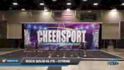 Rock Solid Elite - Citrine [2022 L1 Junior Day 1] 2022 CHEERSPORT Hot Springs Classic