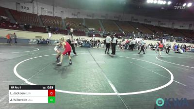 52 lbs Rr Rnd 1 - Levi Jackson, Cushing Tigers vs Jaxton Wilkerson, Carl Albert