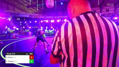 137 lbs Round Of 16 - Sanders Boyd, Eaglecrest WC vs Easton Peace, Bartlesville WC