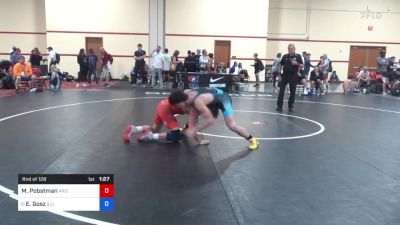 65 kg Rnd Of 128 - Mahlon Pobstman, Arizona vs Evan Gosz, Illinois