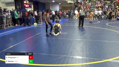 84 lbs Round Of 32 - Elijah Ferguson, Pine Richland vs Evan Becker, Young Guns