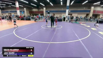 75 lbs Round 2 - Devyn Villarreal, Takedown-City Wrestling vs Leah Valdez, Mission Wrestling Club