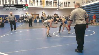 160 lbs Consy 4 - Cooper Dietz, West Mifflin Area vs Logan Matrisch, Penn-Trafford