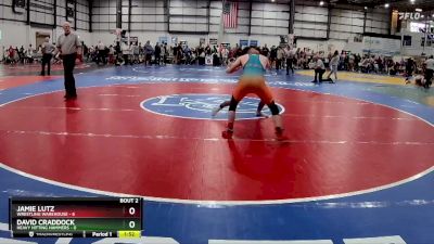 113 lbs Round 1 (4 Team) - Jamie Lutz, WRESTLING WAREHOUSE vs David Craddock, HEAVY HITTING HAMMERS