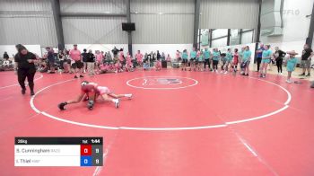 35 kg Rr Rnd 3 - Sterling Cunningham, Razor GWC Red vs Isabella Thiel, Misfits Girls Diamonds