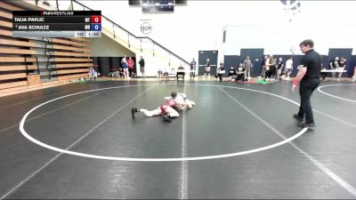 105 lbs Cons. Round 2 - Talia Pavlic, MT vs Ava Schultz, MN