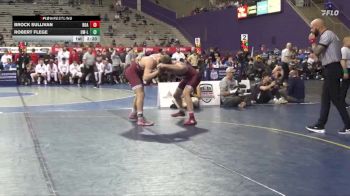 184 lbs Quarters & 1st Wb (16 Team) - Robert Flege, Wisconsin-La Crosse vs Brock Sullivan, Roanoke College