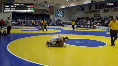 116 lbs Round Of 32 - David Chacon, Buchanan vs Cruz Little, Faith Christian (PA)