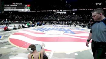 3rd Place Match - Landon Coyle, Faulkton Area vs Gage Anderson, Lemmon