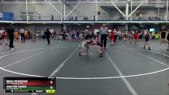52 lbs Round 4 (8 Team) - Sawyer Oakes, U2-Cliff Built vs Beau McKeown, Mat Assassins Grey