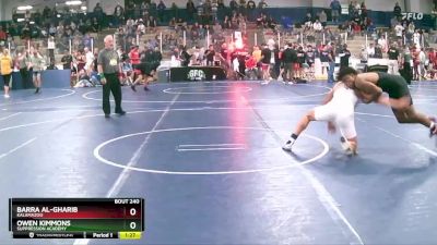 145 lbs Champ. Round 2 - Barra Al-Gharib, Kalamazoo vs Owen Kimmons, Suppression Academy