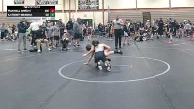 80 lbs Round 2 (8 Team) - Anthony Messina, The Outsiders vs Maxwell Wright, Virginia Patriots