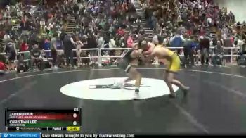 126 lbs Cons. Round 3 - Christian Lee, Green River vs Jaden Houk, Lingle-Ft. Laramie/Southeast