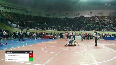 133 lbs Round Of 64 - Daniel Paredes, Southmoore SaberCats Wrestling vs Hunter Fields, Sand Springs