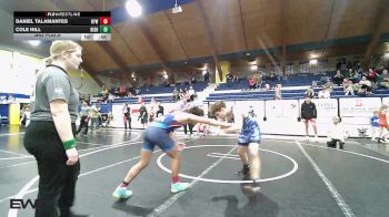 140 lbs 3rd Place - Daniel Talamantes, Bristow Elementary Wrestling Club vs Cole Hill, Bishop Kelley