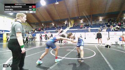 140 lbs 3rd Place - Daniel Talamantes, Bristow Elementary Wrestling Club vs Cole Hill, Bishop Kelley