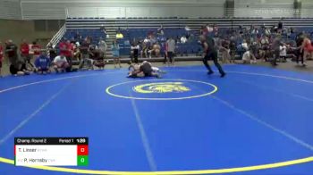 129 lbs Champ. Round 2 - Peyton Hornsby, Contenders Wrestling Academy vs Tye Linser, Red Cobra Wrestling Academy