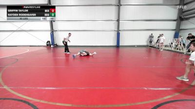 95 lbs Rr Rnd 2 - Griffin Taylor, Micky's Maniacs Grey vs Hayden Rodeheaver, Roughneck Wrestling Club