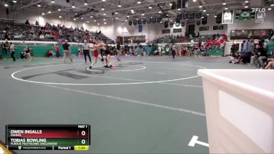 120 lbs Round 3 - Owen Ingalls, Fishers vs Tobias Bowling, Purdue Polytechnic Englewood