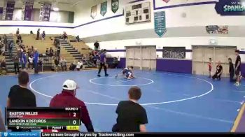 74-79 lbs Round 3 - Landon Kosturos, Elko Wrestling Club vs Easton Nilles, GOLD RUSH