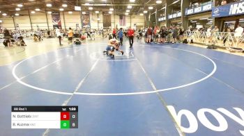 113 lbs Rr Rnd 1 - Nate Gottlieb, Central MD Wrestling Black vs Brian Kuzma, Kraken