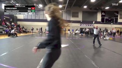 100 lbs Cons. Round 3 - Stella Raitt, Iowa City High vs Grace Murphy, Western Dubuque