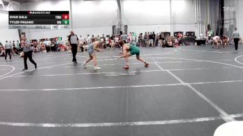 132 lbs Round 1 (6 Team) - Evan Sala, TDWC Maniacs vs Tyler Pagano, Broad Axe Gold