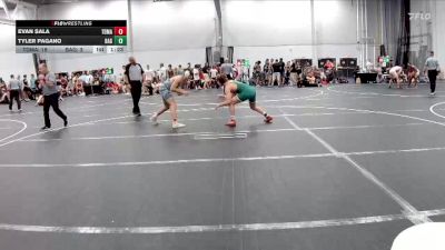 132 lbs Round 1 (6 Team) - Evan Sala, TDWC Maniacs vs Tyler Pagano, Broad Axe Gold