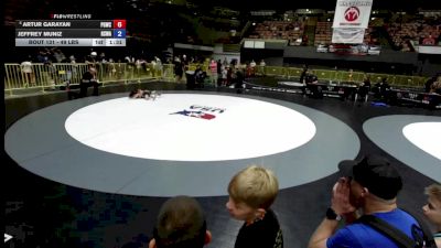 49 lbs Champ. Round 2 - Artur Garayan, Peterson Grapplers Wrestling Club vs Jeffrey Muniz, Red Star Wrestling Academy