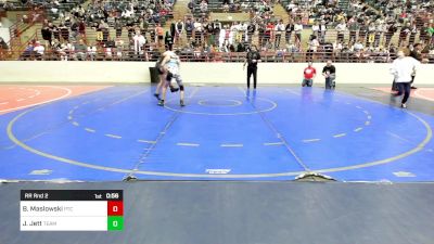 110 lbs Rr Rnd 2 - Ben Maslowski, PTC Wrestling vs Jaxon Jett, Team Alpha Wrestling